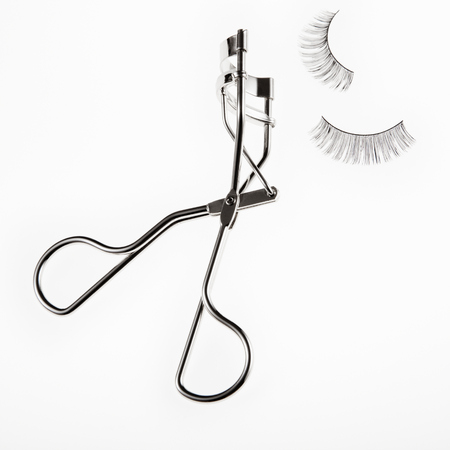 Eye lashes and lash curlers
