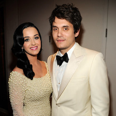 Katy Perry and John Mayer at pre-Grammy gala