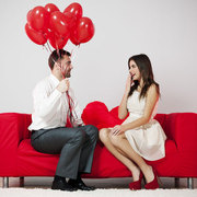 Romantic Couple, flirting, dating 