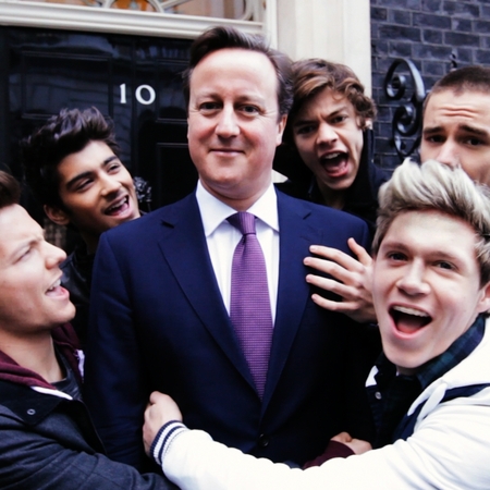 One Direction and David Cameron for Comic Relief