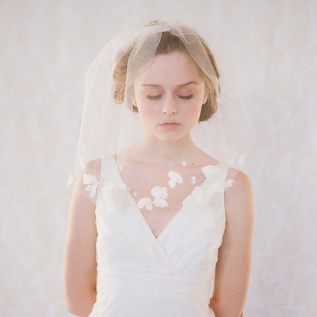 birdcage wedding bridal veil