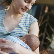woman breastfeeding