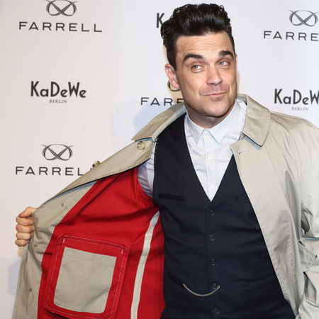 Robbie Williams launches news menswear line in Germany