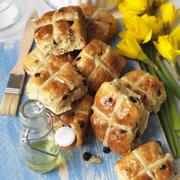 Chocolate orange hot cross buns recipe