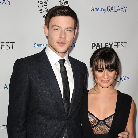 Lea Michele and Cory Monteith