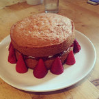 Millie Mackintosh bakes a victoria sponge