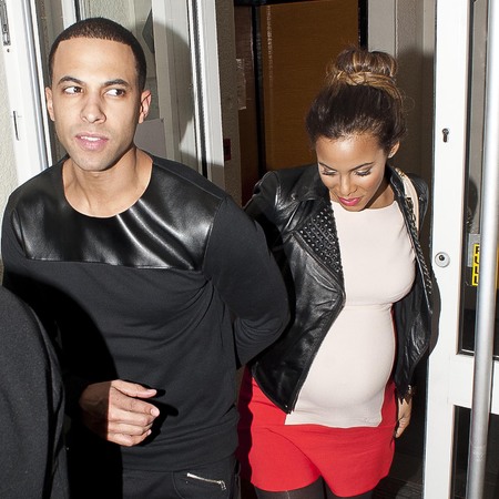 Rochelle Humes and Marvin Humes theatre date night