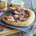Sun-Dried Tomato, Red Onion & Chorizo pizza