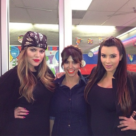 Kardashians go bowling for Kourtney's 34th birthday