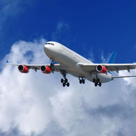 Plane in the sky