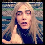 LOOK! Cara Delevingne gets 
