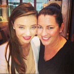 SPRING MAKEUP: Miranda Kerr's rosy pink lips