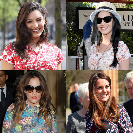Celeb trend floral prints for spring/summer