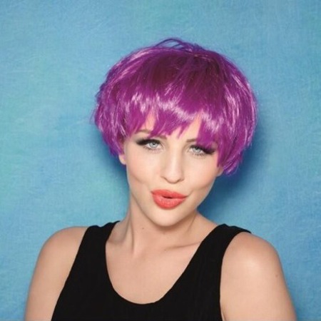 Lydia Bright supports Wig Wednesday