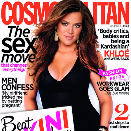 Khloe Kardashian covers British Cosmopolitan