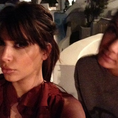 Kim Kardashian fringe in Greece