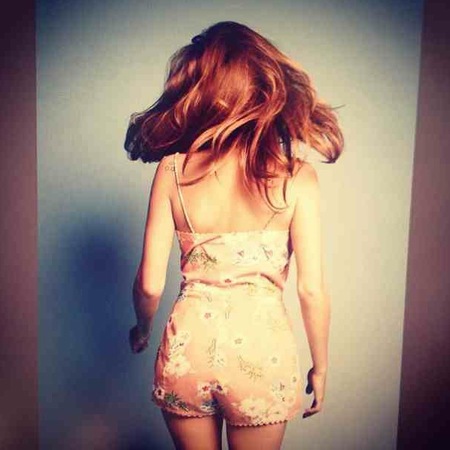 Millie Mackintosh Very playsuit and big blowdry