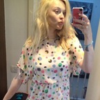 Fearne Cotton does post-pregnancy polka dots 