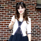 Zooey Deschanel is queen of vintage for David Letterman
