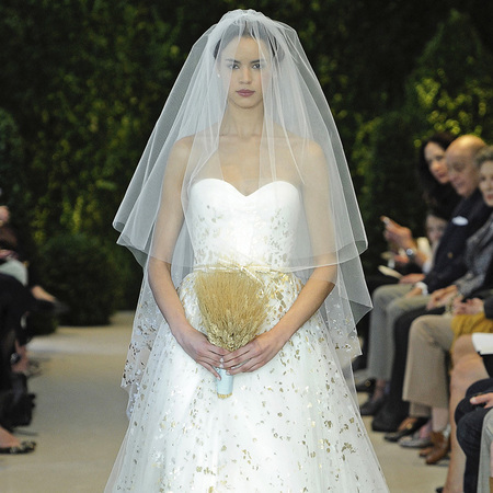 Carolina Herrera wedding dress SS14 catwalk