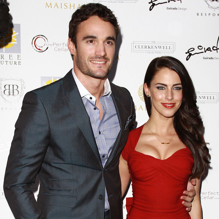 Jessica Lowndes and Thom Evans at Aston Martin launch