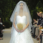 Carolina Herrera wedding dress SS14 catwalk 
