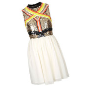 Topshop sequin skater dress for Eurovision