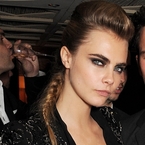 CANNES: Cara Delevingne rocks a quiffed braid