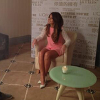 CANNES: Cheryl Cole does 60s in pink and white mini