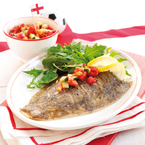 Lemon sole and salsa recipe