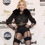Madonna hits Billboard Music Awards in suspenders