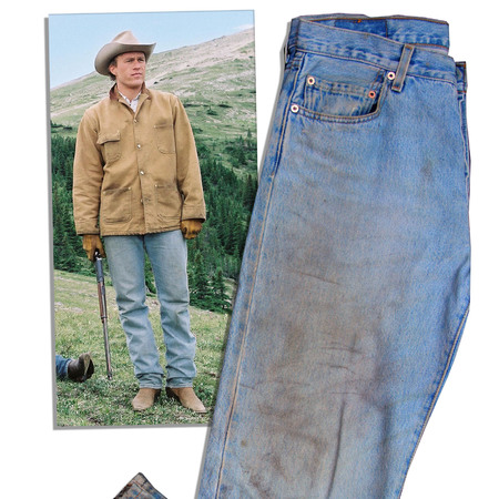 Heath Ledger's jeans from Brokeback Mountain go on sale