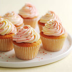 Marry Berry's vanilla cupcakes with swirly icing 