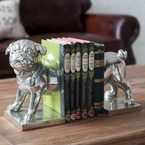 Pug dog book ends