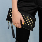 Cara Delevingne carries Burberry clutch at Glamour Awards 2013