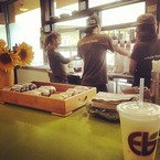Rosie Huntington-Whiteley's coconut juice