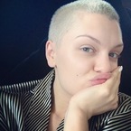 Jessie J waiting for her shaved hair to grow out