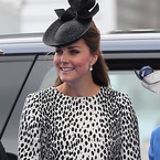 Pregnant Kate Middleton dons Dalmatian today