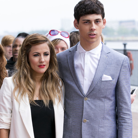 Caroline FLack and Matt Richardson at London X Factor auditions 2013
