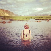 Karlie Kloss in Iceland
