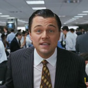Leonardo DiCaprio in The Wolf of Wall Street