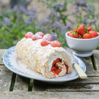 Strawberry roulade recipe