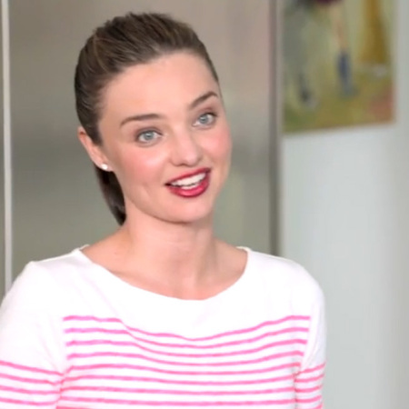 Miranda Kerr green smoothie video recipe