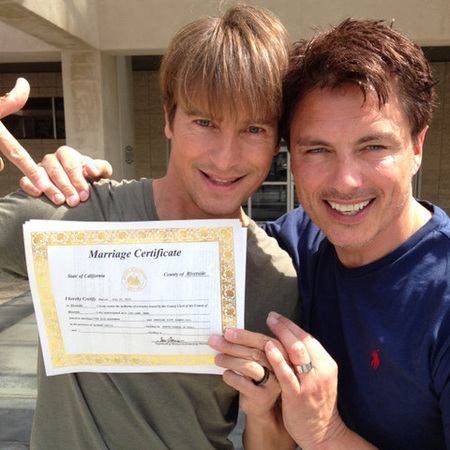 John Barrowman marries boyfriend