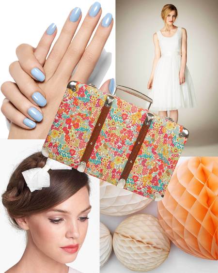 Wedding mood board for summer