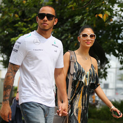 Lewis Hamilton and Nicole Scherzinger before their split in June