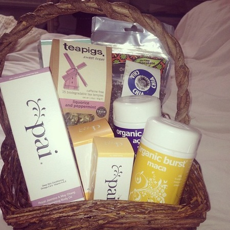 Millie Mackintosh's glowing skin basket