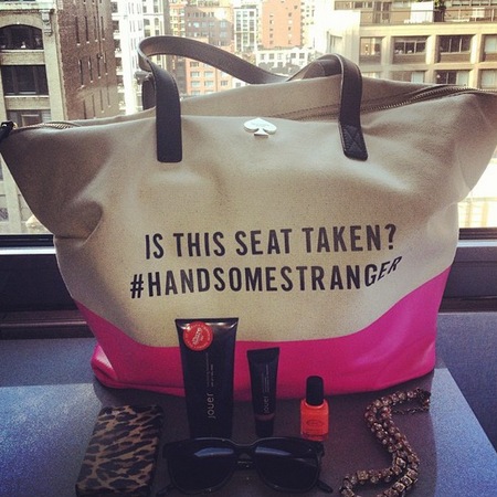 Kate Spade Jour Cosmetics handbag essentials NYFW SS14