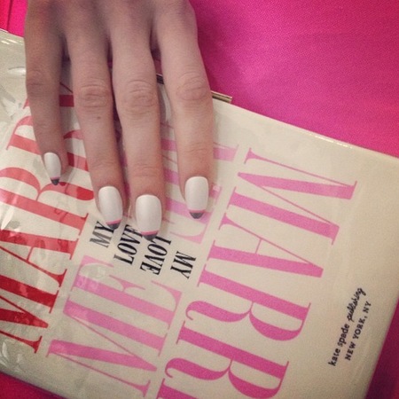 Nails by deborah lippman at Kate Spade NYFW SS14