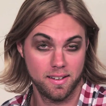 Men trying to do makeup